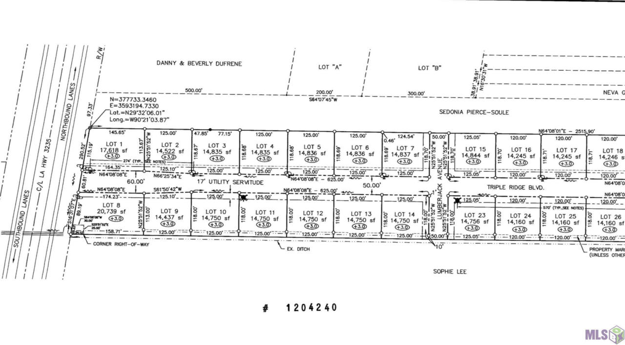 LOT 8 TRIPLE RIDGE BLVD, CUT OFF, LA 70345, photo 1 of 2