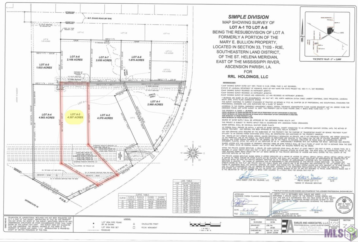 LOT A-3 DEER COVE ROAD, GONZALES, LA 70737, photo 1