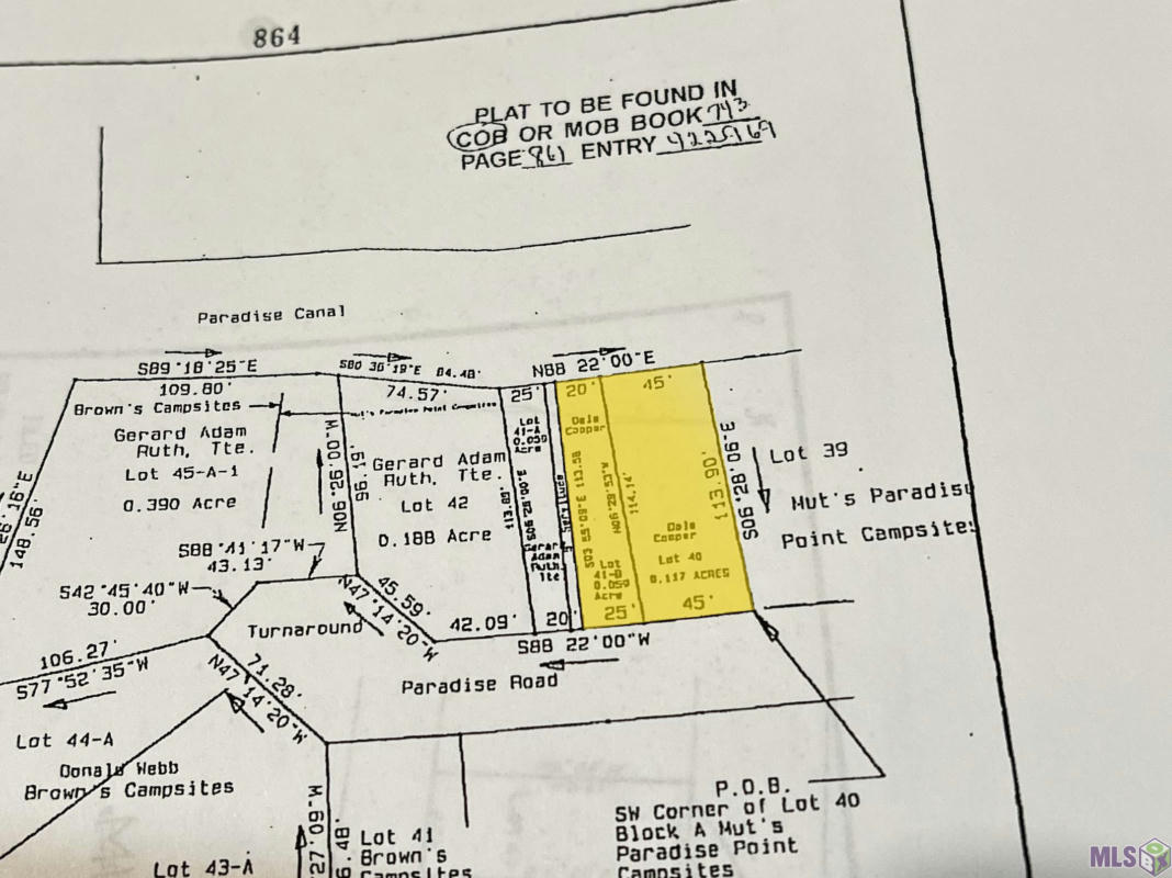 LOT 40 & 41-B PARADISE RD, MAUREPAS, LA 70449, photo 1